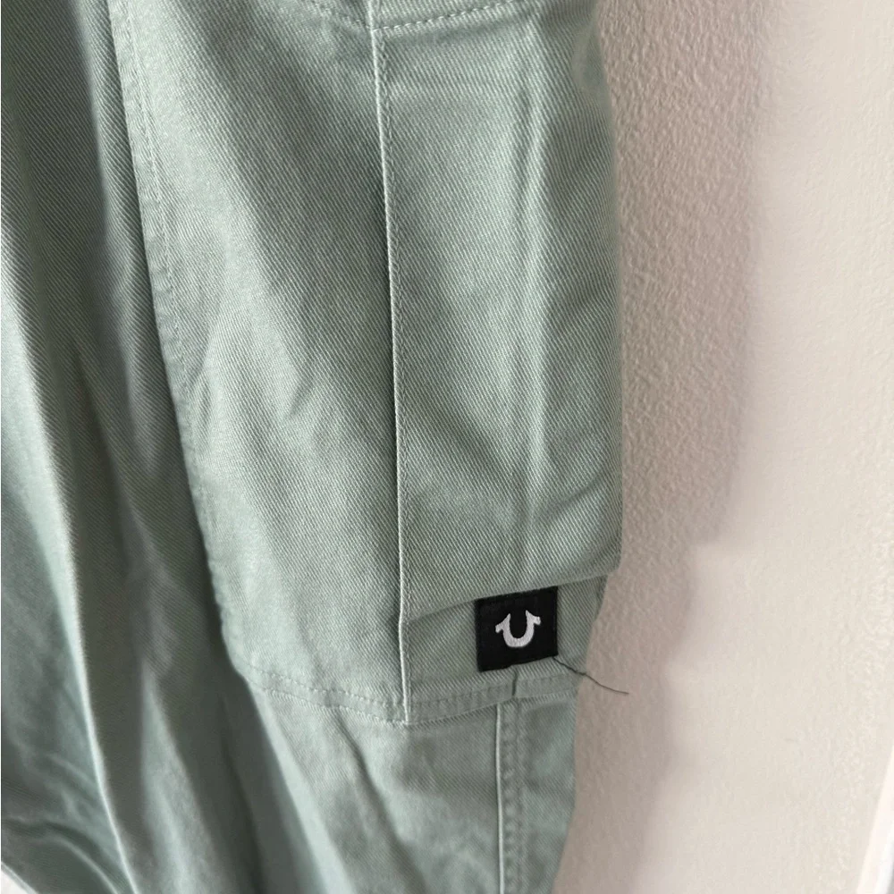True Religion Men's Cargo Pants - Light Green
